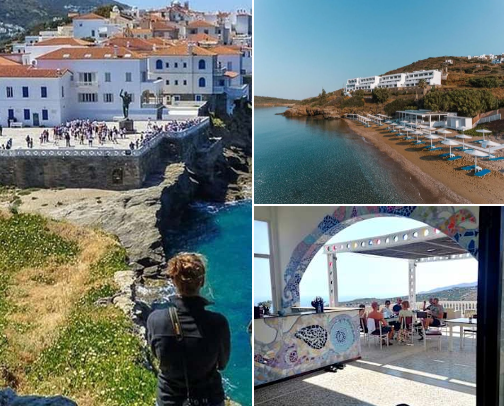 Andros cover photo collage