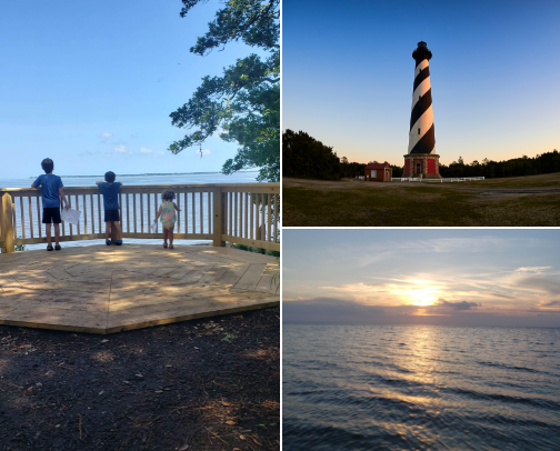 The OBX Escape: My favorite vacation spot cover photo collage