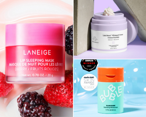 Skincare cover photo collage