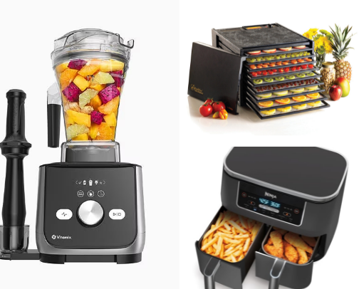 Kitchen appliances + gadgets every vegan should own cover photo collage