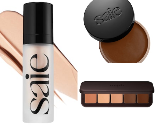 US beauty haul cover photo collage