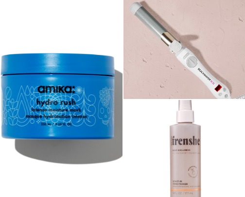 Hair products cover photo collage