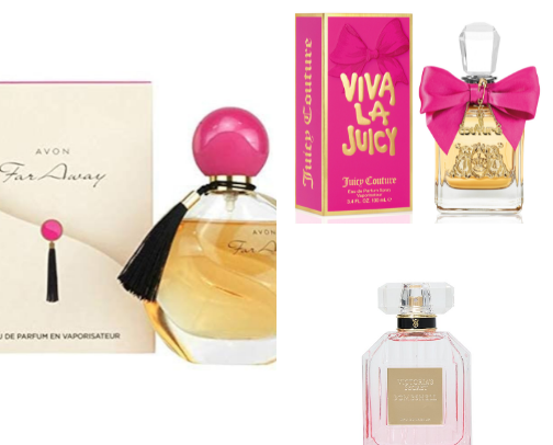 My favorite floral perfumes cover photo collage