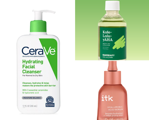 My fav skincare for combo skin w/ cystic acne cover photo collage