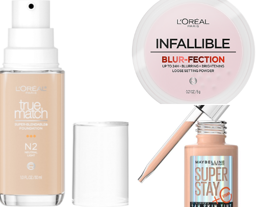 Drugstore Beauty Finds cover photo collage
