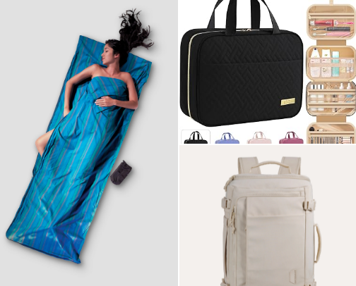 Travel essentials cover photo collage