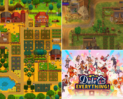 cozy game vibes cover photo collage