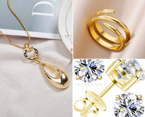 Her most Essential Earrings | Necklaces | Bracelets cover photo collage
