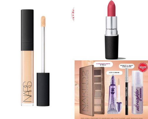 My top high-quality cosmetic product cover photo collage