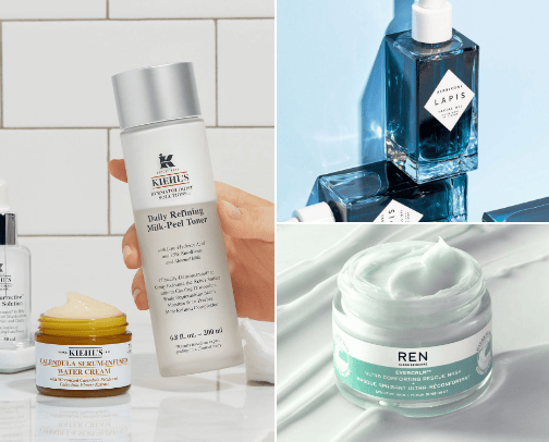 Skincare Products for Sensitive Skin cover photo collage