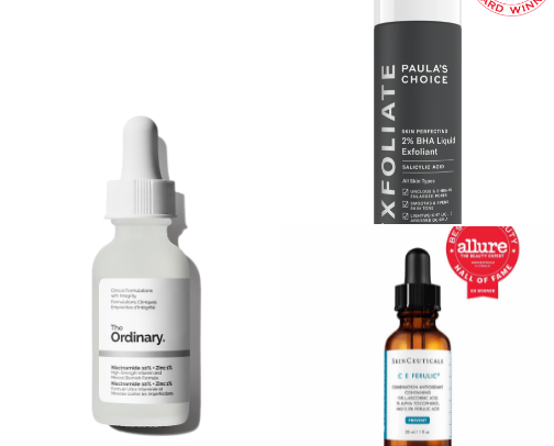 Essential skincare products for skincare lovers cover photo collage