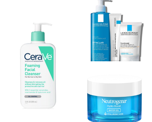 skin care must haves !! cover photo collage