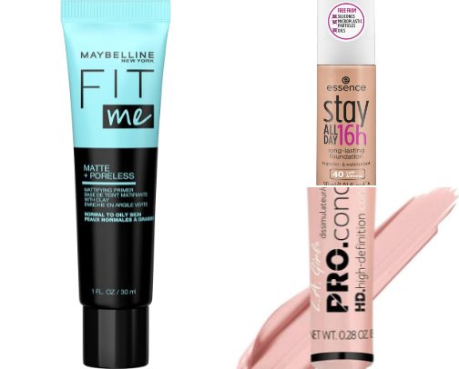 Budget friendly makeup for beginners 🩷 cover photo collage