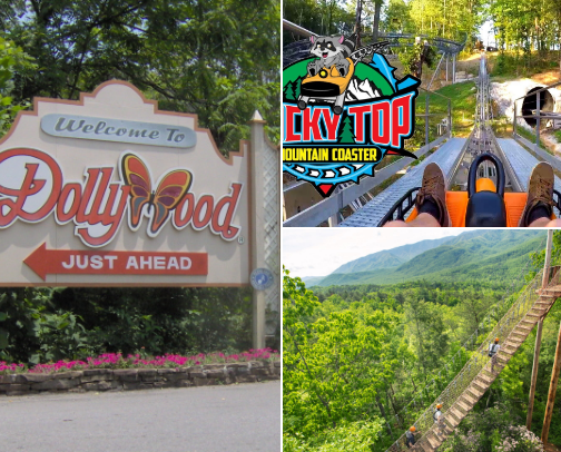 Places to visit in Sevierville TN 🤠✨ cover photo collage