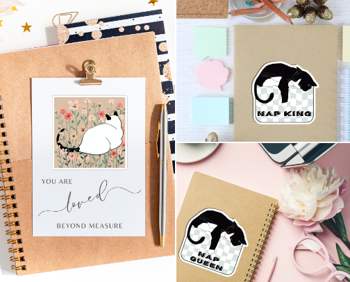Cat Lover Stickers cover photo collage