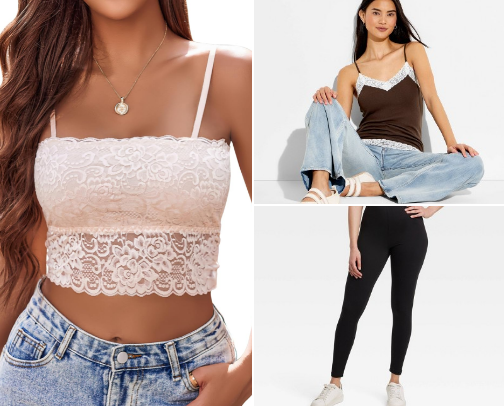 Clothing cover photo collage
