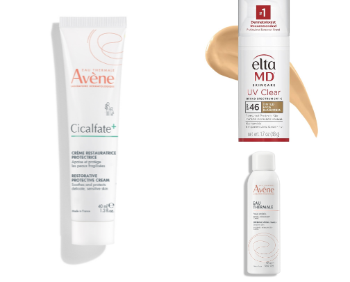 My favorite skincare recs as an acne prone girlie on accutane cover photo collage