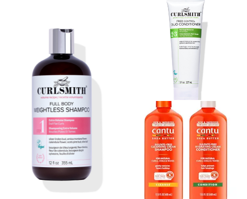 Products for Curly-Haired Friends cover photo collage