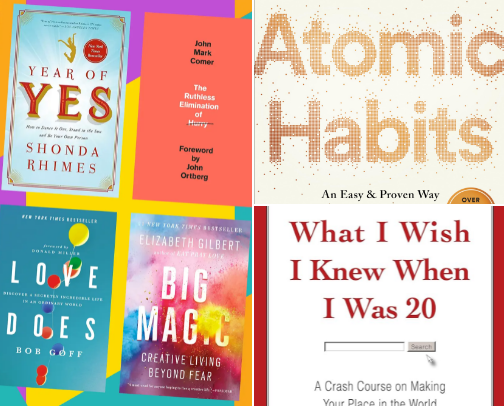 My favorite book recs cover photo collage