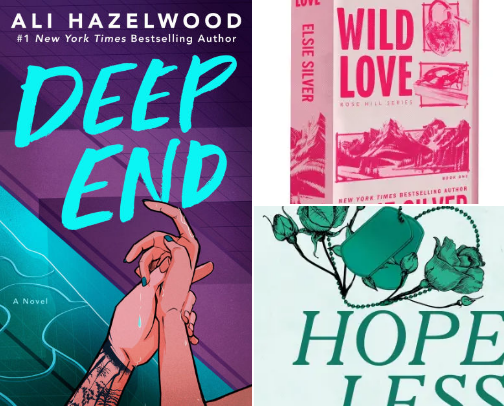 I like my books spicy and my coffee icy. cover photo collage