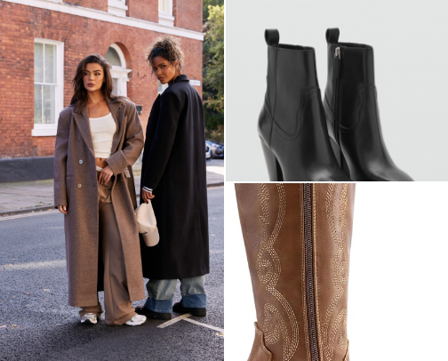 fashion in fall cover photo collage