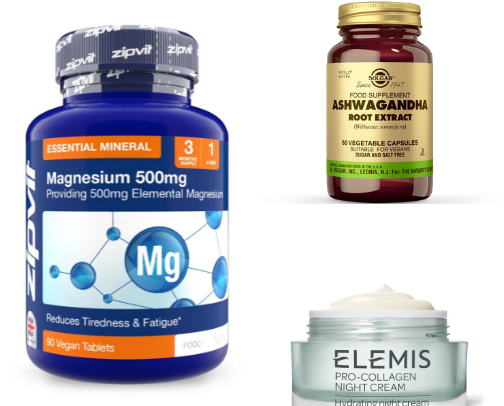 Products that help me sleep through the night cover photo collage