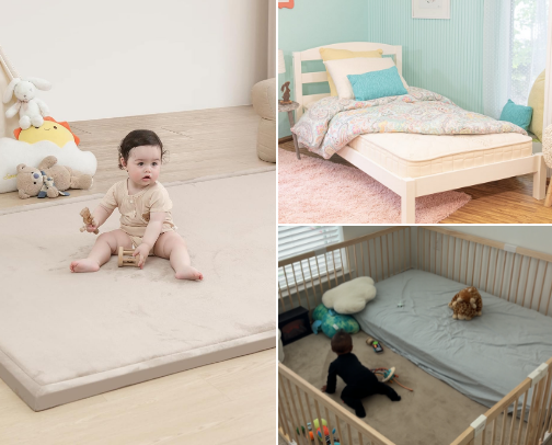 Baby Floor Bed Set-Up! cover photo collage