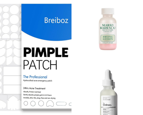 Dry Skin Acne Products cover photo collage