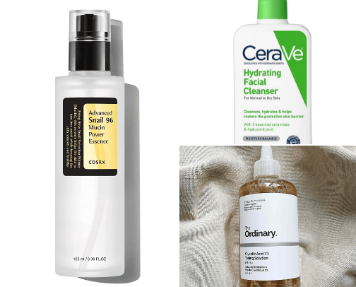 best skincare for clear skin cover photo collage