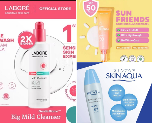 Basic Skincare Routine: Savior for Damaged Skin Barriers & Sensitive Skin cover photo collage