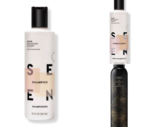 Hair care cover photo collage