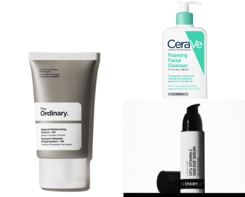 skincare staples cover photo collage