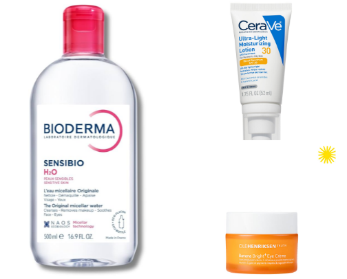 skincare staples cover photo collage