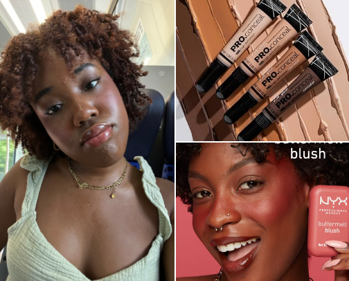 BEGINNER MAKEUP FOR GIRLS ON A BUDGET cover photo collage