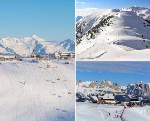 Skiing in the Dolomites – Our Winter Favorites cover photo collage