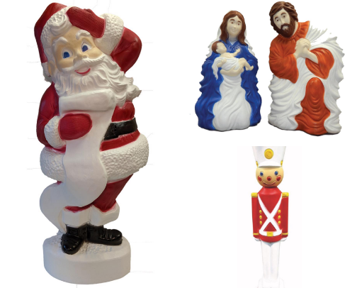The Retro Christmas Corner - Blow Molds Must-haves for You cover photo collage