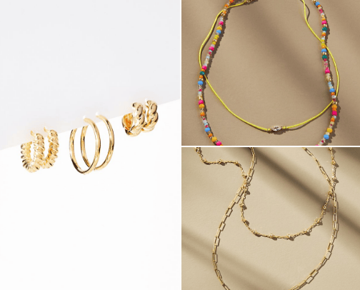 Jewelry finds cover photo collage