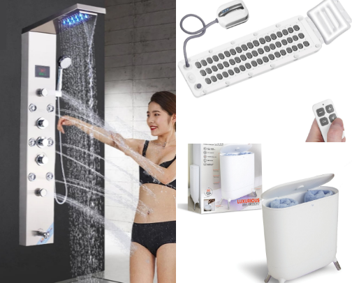 Spa Bathroom Must-Haves cover photo collage