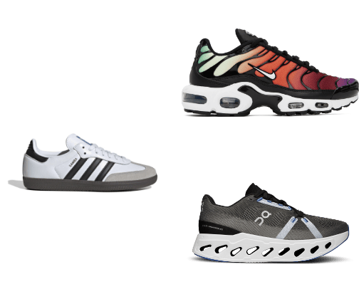 👟the trendiest sneakers cover photo collage