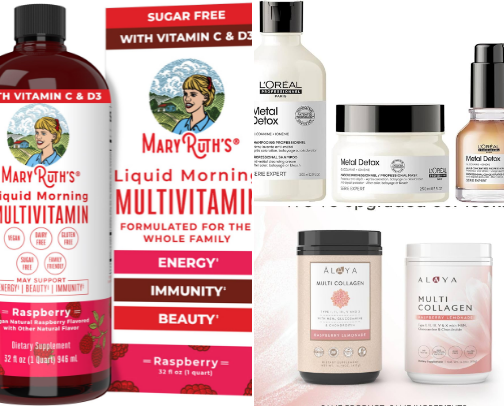 Must have hair products to help with growth and nourishment cover photo collage