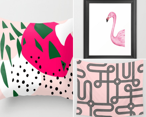 Everything Pink Decor cover photo collage