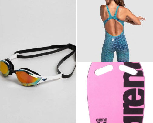 Arena swimming cover photo collage