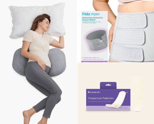 Making pregnancy and postpartum comfortable! cover photo collage