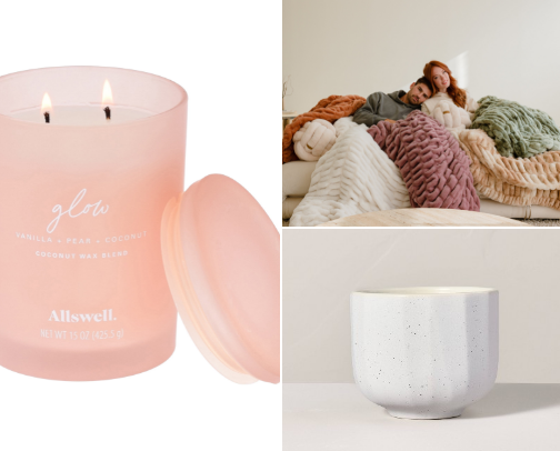 Cozy home must haves cover photo collage