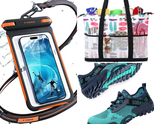Beach Vacation Must-Haves cover photo collage