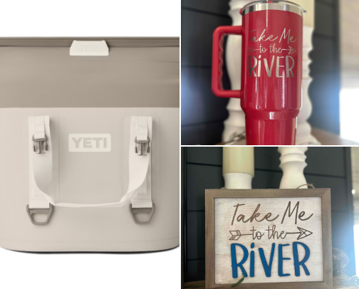 Fun on the river!! cover photo collage
