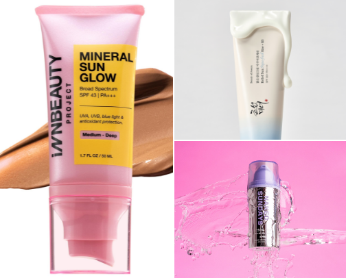 Best Sunscreen for Under Makeup cover photo collage