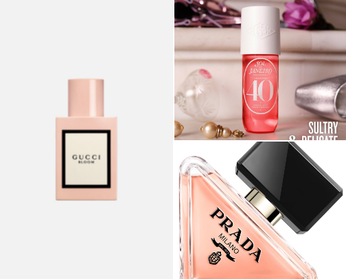 Girly fragrance must haves💝 cover photo collage