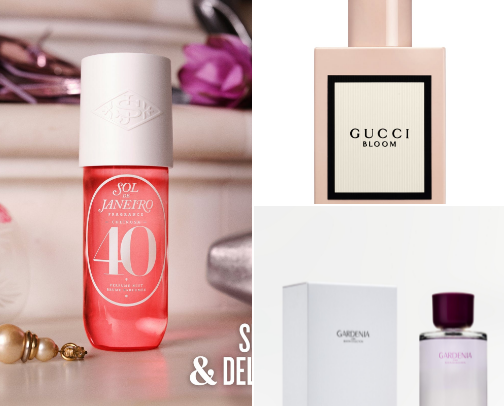 Girly fragrance must haves💝 cover photo collage