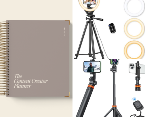 Content Creation Must Haves cover photo collage